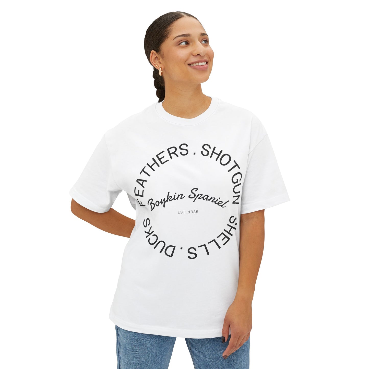Boykin Spaniel South Carolina State Dog Oversized Tee