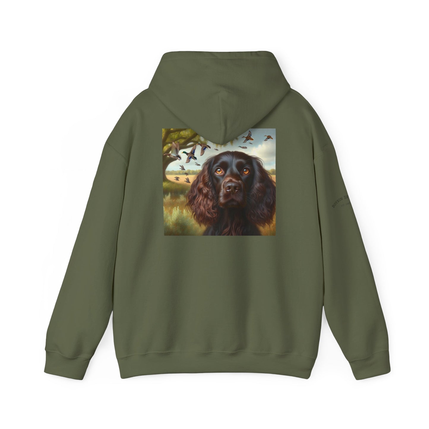Boykin Spaniel South Carolina State Dog Hooded Sweatshirt