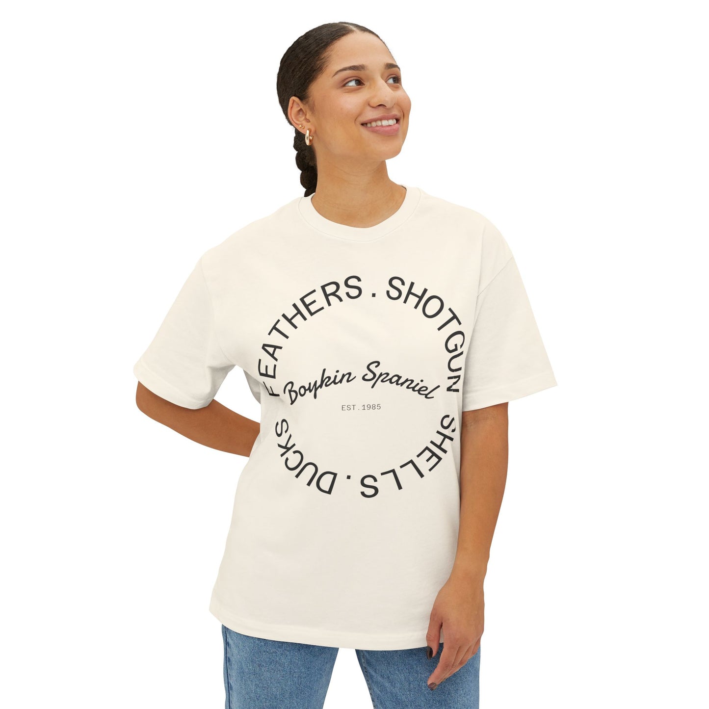 Boykin Spaniel South Carolina State Dog Oversized Tee